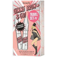 Набор гелевых красок для бровей Benefit Gimme Brow & Go 03 Medium, 2 x 3 г цена и информация | Карандаши, краска для бровей | hansapost.ee