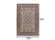 Theko vaip Benares Isfahan 200x300 cm hind ja info | Vaibad | hansapost.ee