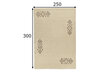 Vaip Theko Taza Royal 250x300 cm hind ja info | Vaibad | hansapost.ee