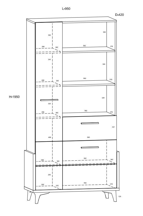 Riiul Meblocross Hey 18, valge/kollane hind ja info | Riiulid lastele | hansapost.ee