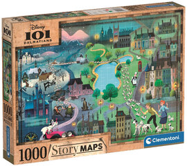 101 Dalmaatslast Disney Maps * 1000 * hind ja info | Pusled lastele ja täiskasvanutele | hansapost.ee