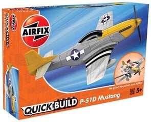 Konstruktor Airfix - quick build P-51D mustang, J6016 hind ja info | Mänguasjad poistele | hansapost.ee