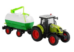 Traktor haagisega, paakauto, helid, 37,5 cm цена и информация | Игрушки для мальчиков | hansapost.ee