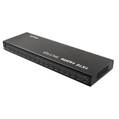 HDMI jaotur 1x16, 3D, 4K цена и информация | Адаптеры, USB-разветвители | hansapost.ee
