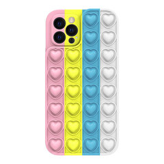 Heart Pop It kate iPhone 7 / 8 / SE 2020 jaoks, erinevad värvid hind ja info | Telefonide kaitsekaaned ja -ümbrised | hansapost.ee