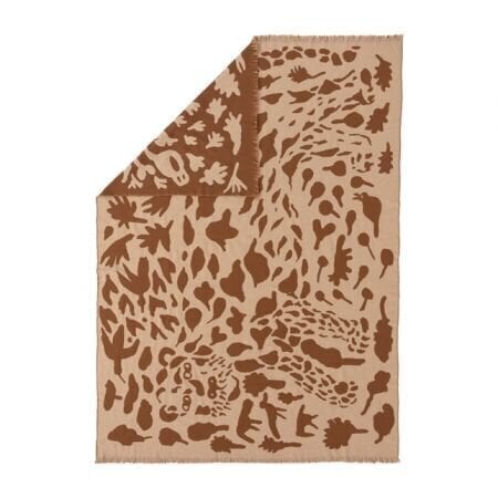 Iittala pleed OTC Cheetah brown, 180x130 cm hind ja info | Pleedid, voodikatted ja päevatekid | hansapost.ee