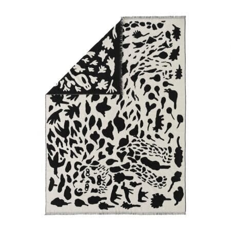 Iittala pleed OTC Cheetah black, 180x130 cm hind ja info | Pleedid, voodikatted ja päevatekid | hansapost.ee