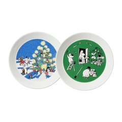 Arabia набор из 2-х тарелок Moomin, 19 см цена и информация | Посуда, тарелки, обеденные сервизы | hansapost.ee