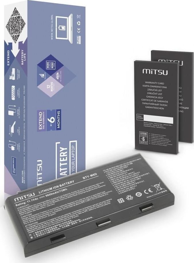 Mitsu BC/MS-GT780 hind ja info | Sülearvuti akud | hansapost.ee