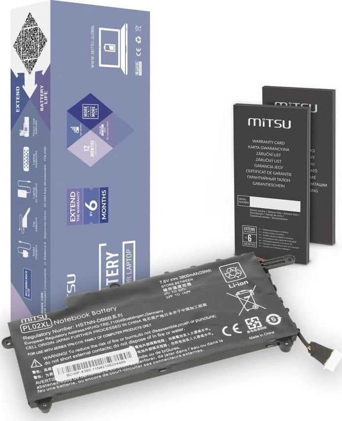 Mitsu BC/HP-X360-11N hind ja info | Sülearvuti akud | hansapost.ee