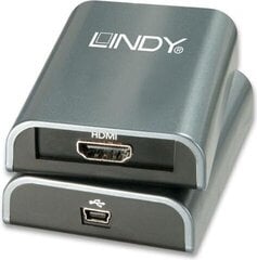 Adapter USB Lindy USB - HDMI hind ja info | USB adapterid ja jagajad | hansapost.ee
