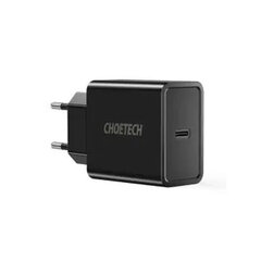 Зарядное устройство CHOETECH USB Type-C + кабель Type C, 18Вт, PD цена и информация | Зарядные устройства для телефонов | hansapost.ee