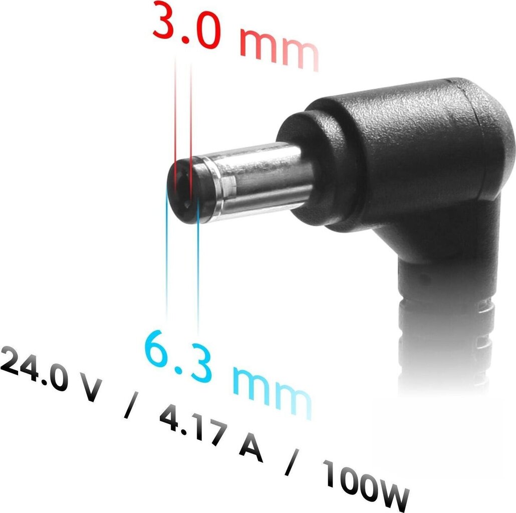 Akyga 100-250V, 24V, 4.17A, 100W hind ja info | Sülearvuti laadijad | hansapost.ee