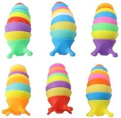 Червяк Magic Fidget, цвета радуги, 10 см. цена и информация | Развивающие игрушки для детей | hansapost.ee