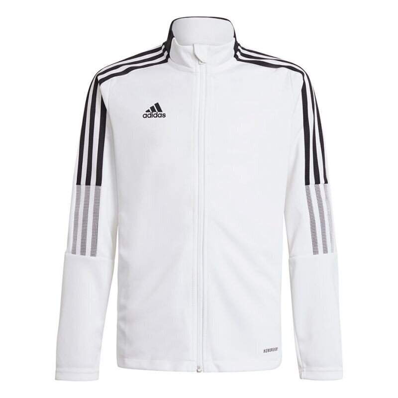 Laste džemper Adidas Tiro 21 Track Jr GM7313 77811, valge цена и информация | Kampsunid, vestid ja jakid poistele | hansapost.ee