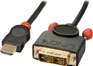 Кабель Lindy HDMI - DVI-D 0,5 м цена и информация | Кабели и провода | hansapost.ee