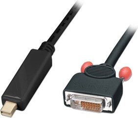 Кабель Lindy DisplayPort Mini - DVI-D 3 м цена и информация | Кабели и провода | hansapost.ee