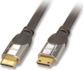 Kaabel Lindy HDMI Mini - HDMI Mini 1 m hind ja info | Juhtmed ja kaablid | hansapost.ee