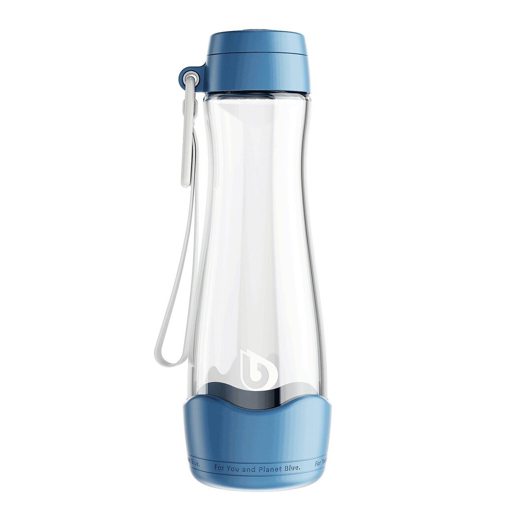 Klaasist joogipudel BWT sinine 550 ml цена и информация | Joogipudelid | hansapost.ee
