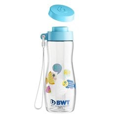 Детская бутылка для воды BWT Fish, синяя, 375 мл цена и информация | BWT Спорт, досуг, туризм | hansapost.ee