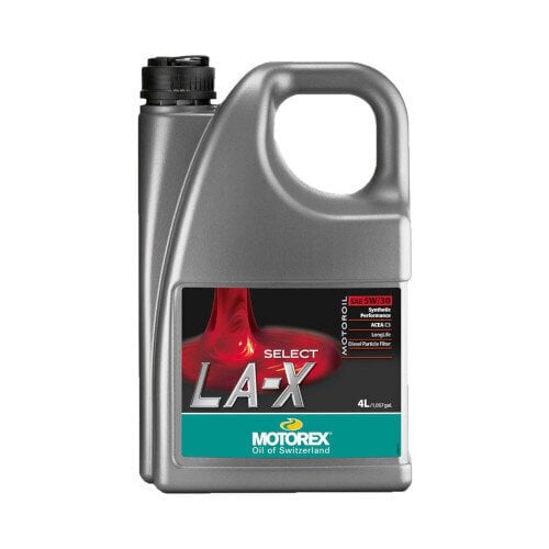 MOTOREX SELECT LA-X 5W30 4L õli цена и информация | Mootoriõlid | hansapost.ee