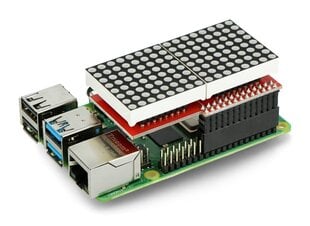 LED maatriks 16x8 MAX7219, sobib Raspberry Pi hind ja info | Konstruktorid, robootika ja tarvikud | hansapost.ee