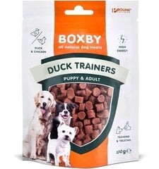 Boxby duck trainer 0,100kg - кусочки для взрослых собак (100% утка) цена и информация | Лакомства для собак | hansapost.ee