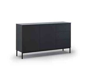 Комод BSL Concept Query, 150x41x80 см, черный цвет цена и информация | BSL Concept Мебель и домашний интерьер | hansapost.ee