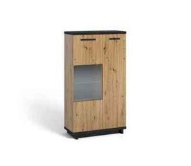 Витрина BSL Concept Ines, 90x40x140 см, коричневая цена и информация | BSL Concept Мебель для гостиной | hansapost.ee