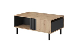 Кофейный столик Madis, коричневый/черный цвет цена и информация | Laski Meble Мебель для гостиной | hansapost.ee