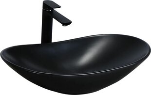 Valamu Rea Royal 60 Black Mat Countertop hind ja info | Vannitoa valamud, kraanikausid | hansapost.ee