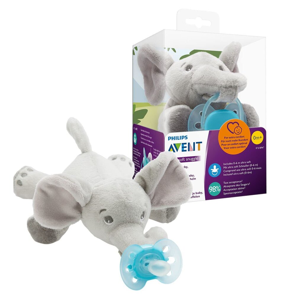 PHILIPS AVENT Ultra Soft snuggle - Elephant hind ja info |  Lutid | hansapost.ee