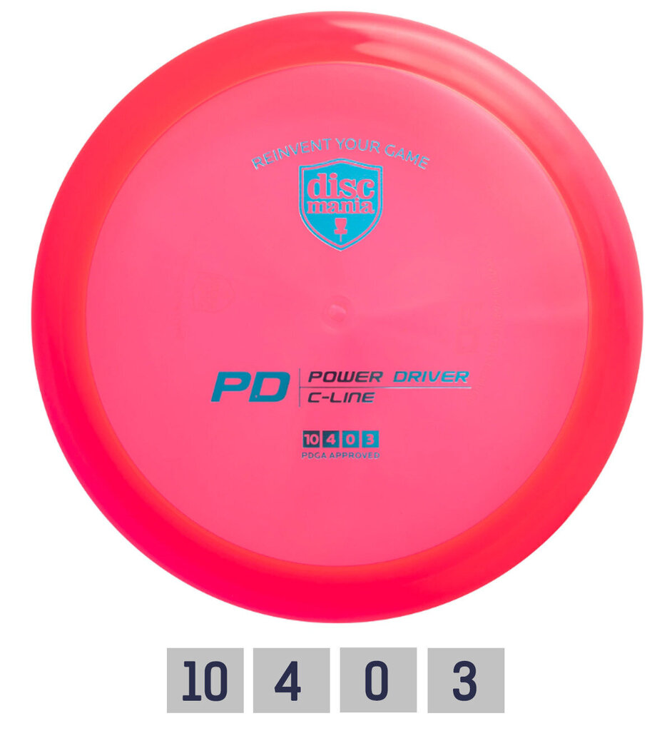 Discgolfi ketas Distance Driver C-LINE PD Pink hind ja info | Discgolf | hansapost.ee