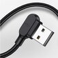 Mcdodo telefonikaabel , kiirlaadimine, 90° nurga all, LED, MICRO USB, must 1,2m цена и информация | Juhtmed ja kaablid | hansapost.ee