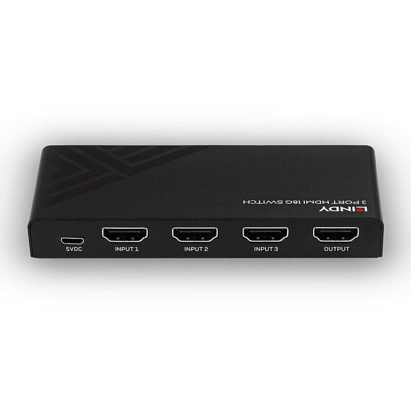 Video Switch HDMI 3PORT/38232 Lindy цена и информация | USB adapterid ja jagajad | hansapost.ee