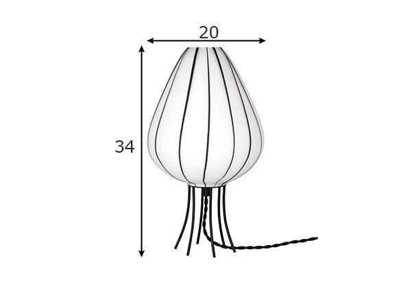 Globen Lighting lauavalgusti Lewis цена и информация | Laualambid | hansapost.ee