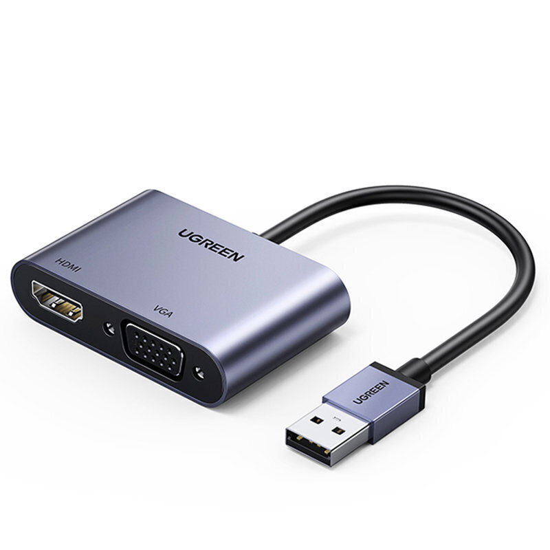 Adapter Ugreen USB - HDMI 1.3 hind ja info | USB adapterid ja jagajad | hansapost.ee