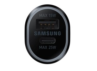 Автомобильное зарядное устройство Samsung Common 40W черный EP-L4020NBEGEU цена и информация | Зарядные устройства для телефонов | hansapost.ee