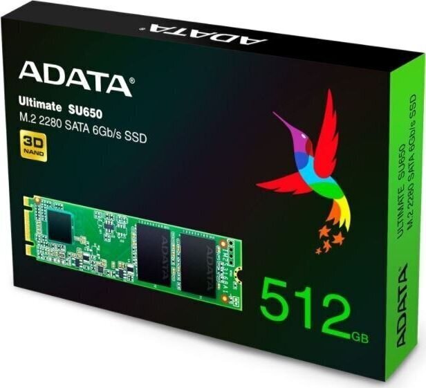Sisemine kõvaketas ADATA ASU650NS38-512GT-C hind ja info | Sisemised kõvakettad | hansapost.ee