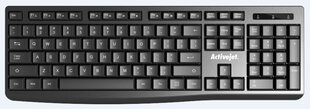 Клавиатура Activejet USB keyboard K-3803S цена и информация | Клавиатуры | hansapost.ee