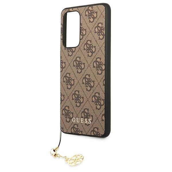 Telefoniümbris Original Guess 4G Charms Collection Hardcase sobib Samsung Galaxy A53 5G, pruun hind ja info | Telefonide kaitsekaaned ja -ümbrised | hansapost.ee