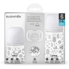 Pudelite komplekt beebidele Suavinex All Silicone Fox, 0-6+ kuud hind ja info | Lutipudelid ja tarvikud | hansapost.ee