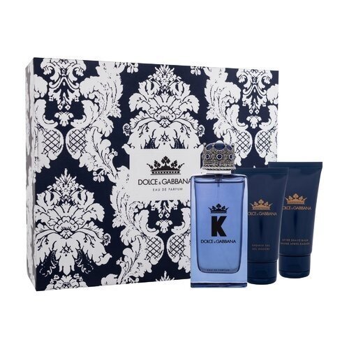 Meeste komplekt Dolce & Gabbana K By Dolce & Gabbana - EDT 100 ml + dušigeel 50 ml + habemeajamisjärgne 50 ml цена и информация | Parfüümid meestele | hansapost.ee