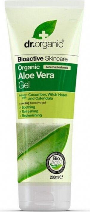 Aloe Vera kurgigeel Dr. Organic, 200 ml цена и информация | Kehakreemid, kehaõlid ja losjoonid | hansapost.ee