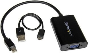 StarTech MDP2VGAA, DisplayPort Mini - VGA hind ja info | USB adapterid ja jagajad | hansapost.ee