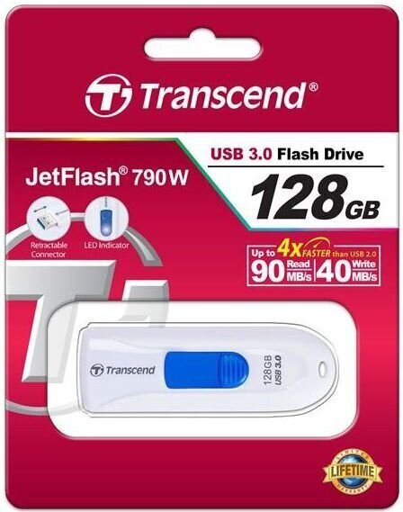 Transcend JetFlash 790 128GB USB 3.1 цена и информация | Mälupulgad | hansapost.ee