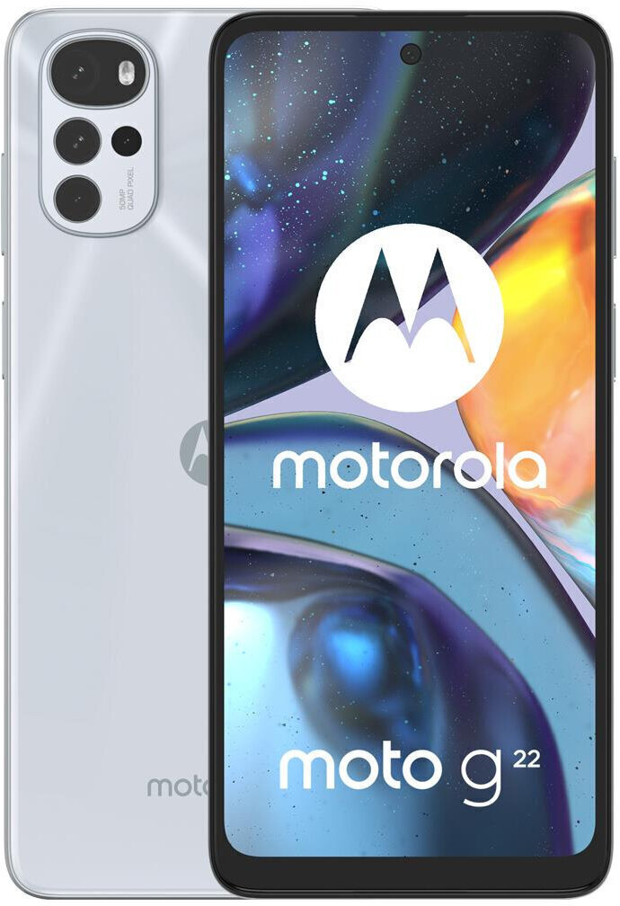 Motorola Moto G22 64GB, Dual SIM, Pearl White цена и информация | Telefonid | hansapost.ee