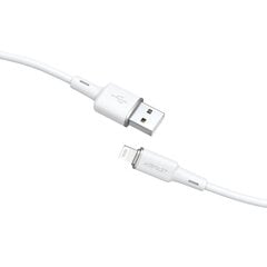 Acefast MFI USB cable - Lightning 1.2m, 2.4A white (C2-02 white) цена и информация | Acefast Телефоны и аксессуары | hansapost.ee