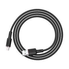 Acefast USB cable - USB Type C 1.2m, 3A black (C2-04 black) цена и информация | Borofone 43757-uniw | hansapost.ee