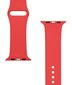 Tactical 498 Silicone Band for Apple Watch 1/2/3/4/5/6/7/SE 42/44/45mm Red hind ja info | Nutikellade aksessuaarid ja tarvikud | hansapost.ee